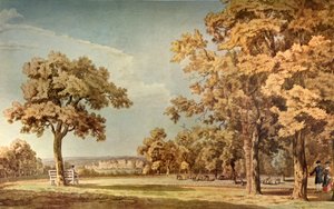 Windsor Castle from the Great Park Near the End of the Long Walk