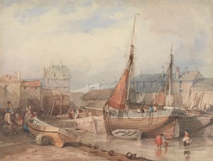 Mutton Cove, Plymouth by Thomas Sewell Robins