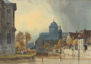 A View of the Church of Our Lady of Hanswijk, Mechelen (Malines), Belgium