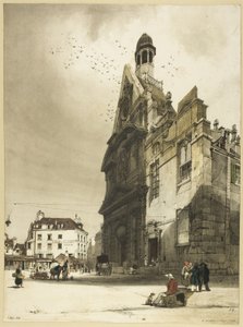 Church of St. Etienne du Mont, Paris by Thomas Shotter Boys