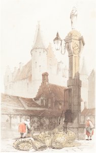 Fish Market, Antwerp by Thomas Shotter Boys