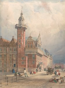 Hotel de Ville, Hague by Thomas Shotter Boys