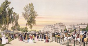 Hyde Park, near Grosvenor Gate, from 