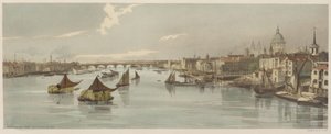 London As It Is: Blackfriars, from Southwark Bridge by Thomas Shotter Boys