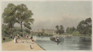London As It Is: Buckingham Palace, from St. James