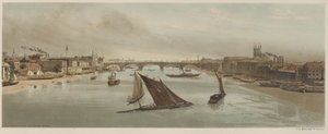 London As It Is: London Bridge, from Southwark Bridge by Thomas Shotter Boys