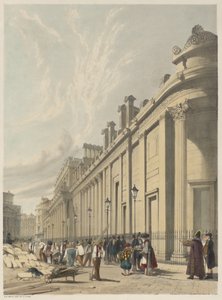London As It Is: The Bank, Looking towards the Mansion House by Thomas Shotter Boys