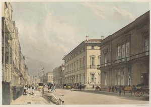 London As It Is: The Club-Houses, Pall Mall by Thomas Shotter Boys