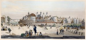 Tower of London and Mint from Great Tower Hill by Thomas Shotter Boys