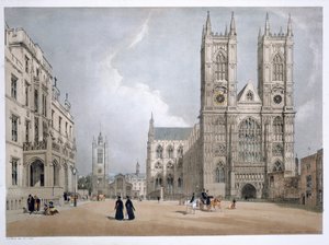 Westminster Abbey and Hospital, London by Thomas Shotter Boys