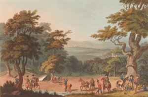 A Distant View of Ciudad Rodrigo, c.1810-11 by Thomas Staunton (after) St. Clair