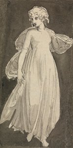 Girl, Full Length, Facing Front by Thomas Stothard