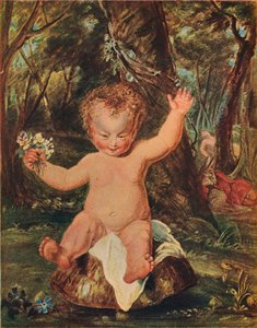 Puck, from a water-colour drawing by Stoddart, after Reynolds, 1789 by Thomas Stothard