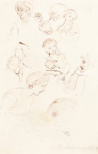 Sheet of Studies by Thomas Stothard