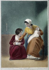 The Newborn - in "The 7 Ages of Man" by Shakespeare, ill. by W. Broniley, London