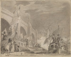 Westminster Bridge and the Royal Barge