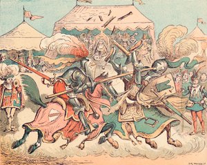 A Tournament in the Middle Ages, c1884