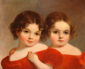 The Leland Sisters, c. 1830 by Thomas Sully