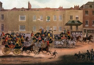 North Country Mails at the Peacock, Islington by Thomas Sutherland