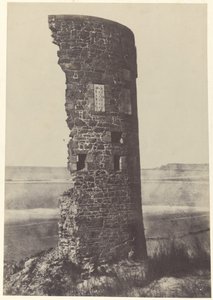 Tower Struck by Lightning, Saint-Ouen Bay, 1854 by Thomas Sutton