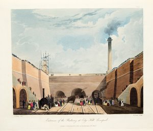 Entrance of the Railway at Edge Hill, Liverpool
