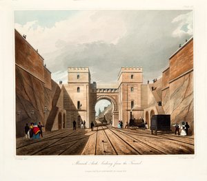 Moorish Arch, looking from the Tunnel, 1831