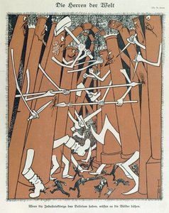 The Masters of the World, cover of Simplicissimus magazine