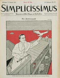 The Peaceful Pope, Front Cover of a German Magazine, 