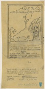Obituary for a Pug by Thomas Theodor Heine
