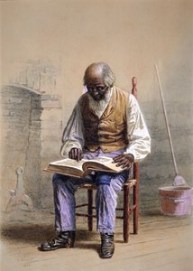Reading the Scriptures, 1874 by Thomas Waterman Wood