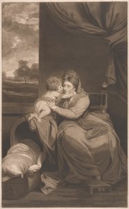 Elizabeth Lady Melbourne with Her Son, the Honourable Peniston Lamb