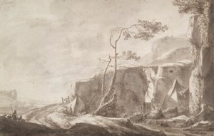 Rocky Landscape with a Stream