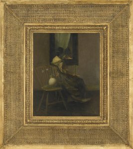 The Mirror, 1907 by Thomas Wilmer Dewing
