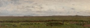 Graves of Travellers, Fort Kearny, Nebraska by Thomas Worthington Whittredge