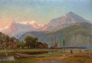 The Bay of Uri, Lake Lucerne by Thomas Worthington Whittredge
