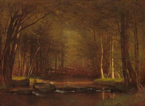 Trout Brook in the Catskills by Thomas Worthington Whittredge