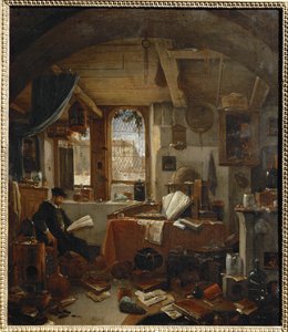 The Alchemist in His Study by Thomas Wyck