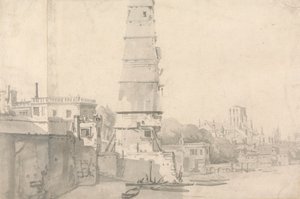View of the Waterhouse and Old St. Paul