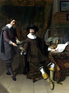 Constantijn Huygens and his Clerk