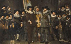 Officers and Other Civic Guardsmen of the IIIrd District of Amsterdam, under the Command of Captain Allaert Cloeck and Lieutenant Lucas Jacobsz Rotgans by Thomas de Keyser