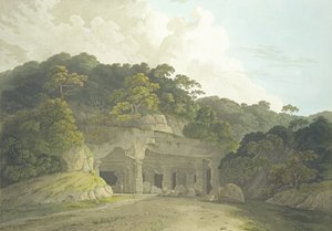 The Entrance to the Elephanta Cave, plate 58 from 