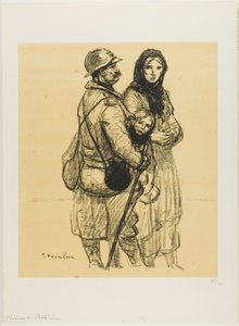 A Soldier for Pétain by Théophile Alexandre Pierre Steinlen