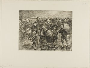 Before the Invasion by Théophile Alexandre Pierre Steinlen