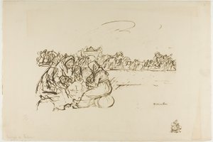 Evacuees from Verdun, plate thirty from Actualités