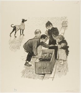 High Society! by Théophile Alexandre Pierre Steinlen