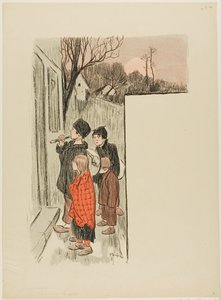 The Little Ones by Théophile Alexandre Pierre Steinlen