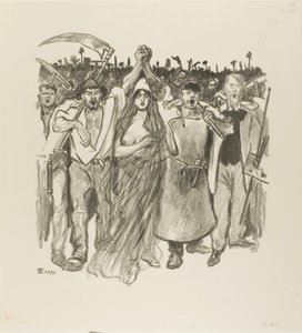 March 18 by Théophile Alexandre Pierre Steinlen