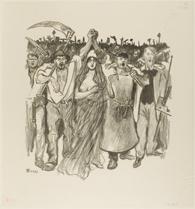 March 18 by Théophile Alexandre Pierre Steinlen