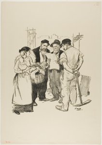 Backwards by Théophile Alexandre Pierre Steinlen