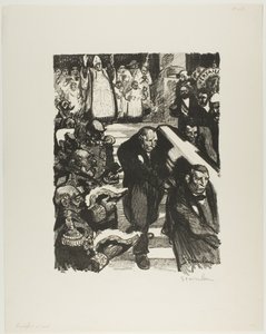 Rochefort is dying! Rochefort is dead! by Théophile Alexandre Pierre Steinlen